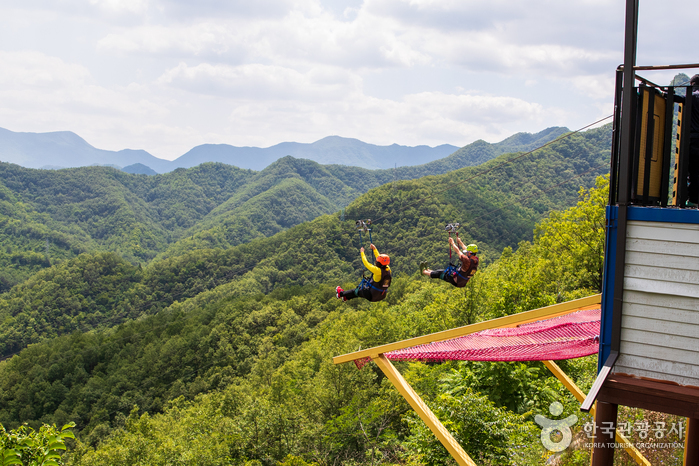 단양 만천하 짚와이어 이미지 1