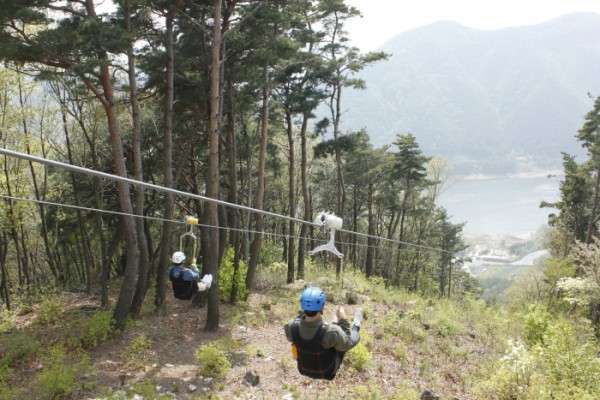 영천 보현산댐 짚와이어 썸네일