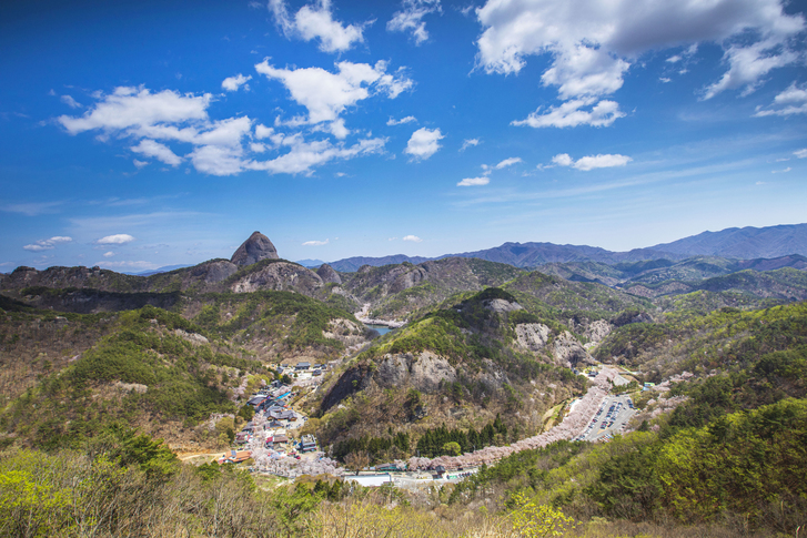 진안 마이산 벚꽃길 이미지 6