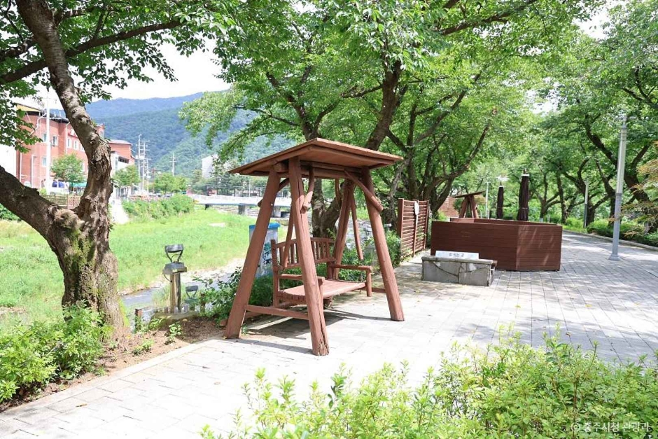 충주 수안보온천 족욕길 이미지 4