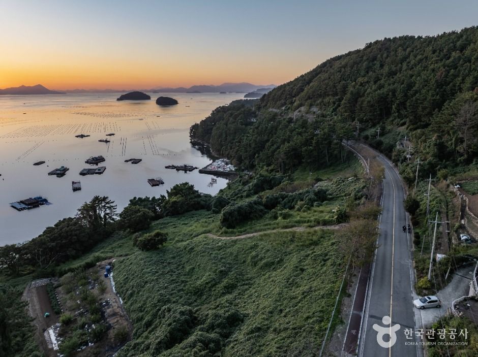 통영 평인 노을길 이미지 1